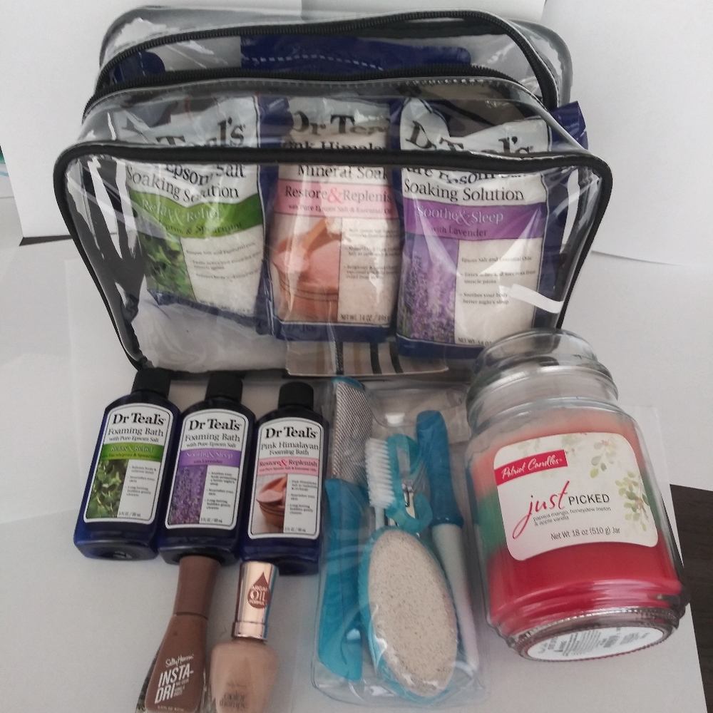 Dr Teal's Travel kit + Bag